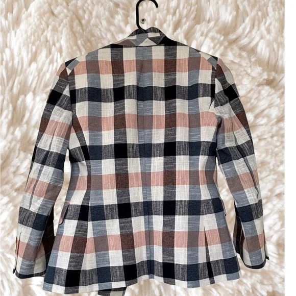 Veronica Beard Multicolor Plaid Blazer - Picture 4 of 7